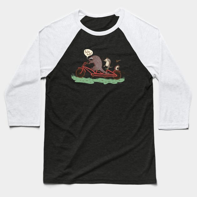 ROLLIN' PANGOLINS Baseball T-Shirt by ratkiss